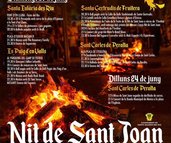 Les fogueres, el ball pagès i les activitats infantils, grans protagonistes aquest diumenge de la ‘Nit de Sant Joan’