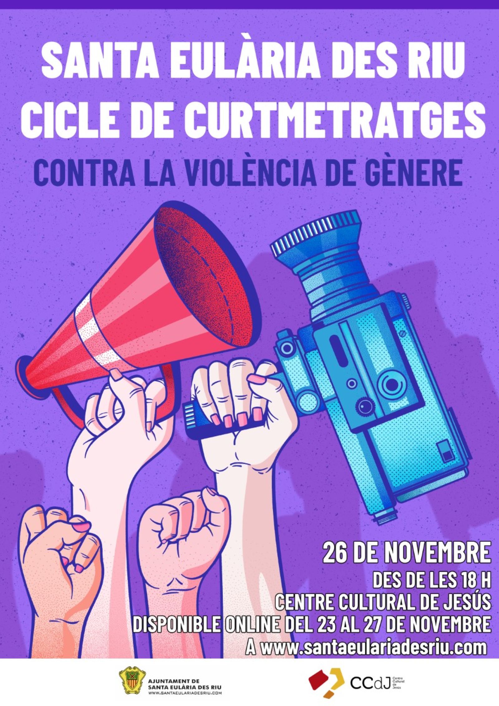 Santa Eulària des Riu organiza actividades juveniles, proyecciones y un taller de autodefensa con motivo del Día Internacional de la Eliminación de la Violencia Contra la Mujer