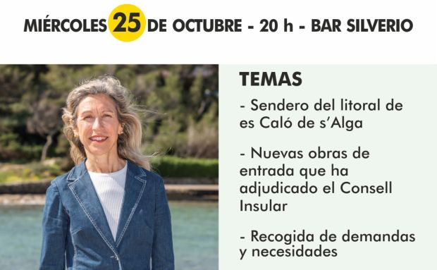 Nuevo acceso al Puig d'en Fita y el sendero litoral des Caló de s'Alga, temas de un nuevo Digues la Teua