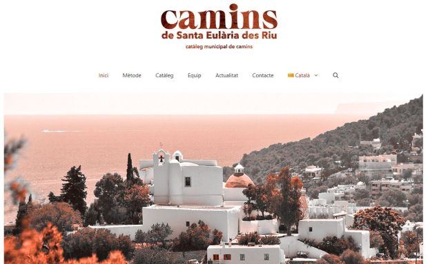 Nueva web para dar a conocer el proyecto de redacción de un Catálogo Municipal de Caminos de Santa Eulària