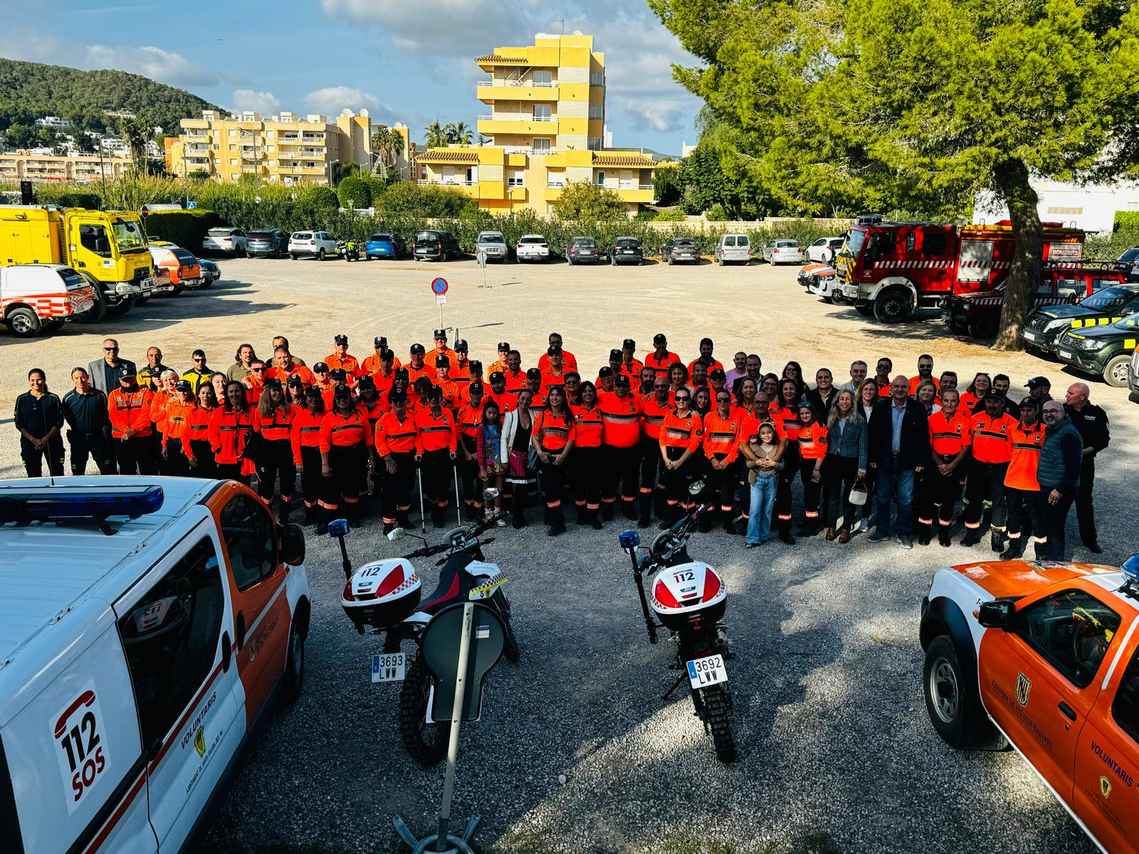 Santa Eulària des Riu pone en valor el gran trabajo de los voluntarios de Protección Civil de Ibiza