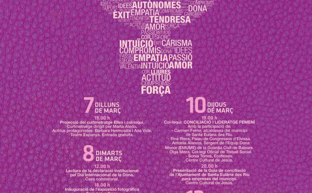 Activitats culturals, un manifest i presentació d'una Guia de conciliació per a empreses amb motiu del Dia de la Dona