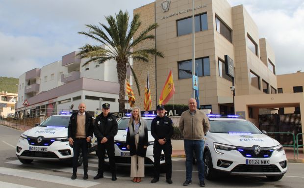 La Policía local de Santa Eulària incorpora tres nuevos vehículos policiales a su flota