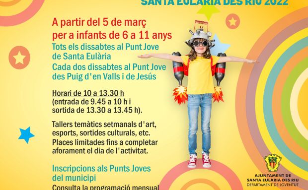 Santa Eulària des Riu crea el Punt d’Infants per oferir tallers lúdics i educatius tots els dissabtes al matí   