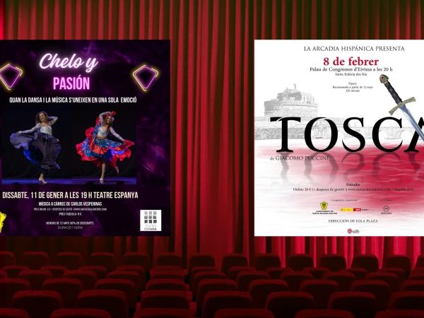 Ópera, danza y teatro. Estas son las ofertas culturales para este inicio de año en Santa Eulària