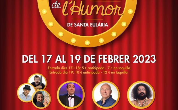 El Sevilla, Félix el Gato, Xavier Deltell y algunos de los mejores humoristas ibicencos, en la segunda edición del Festival de l’Humor