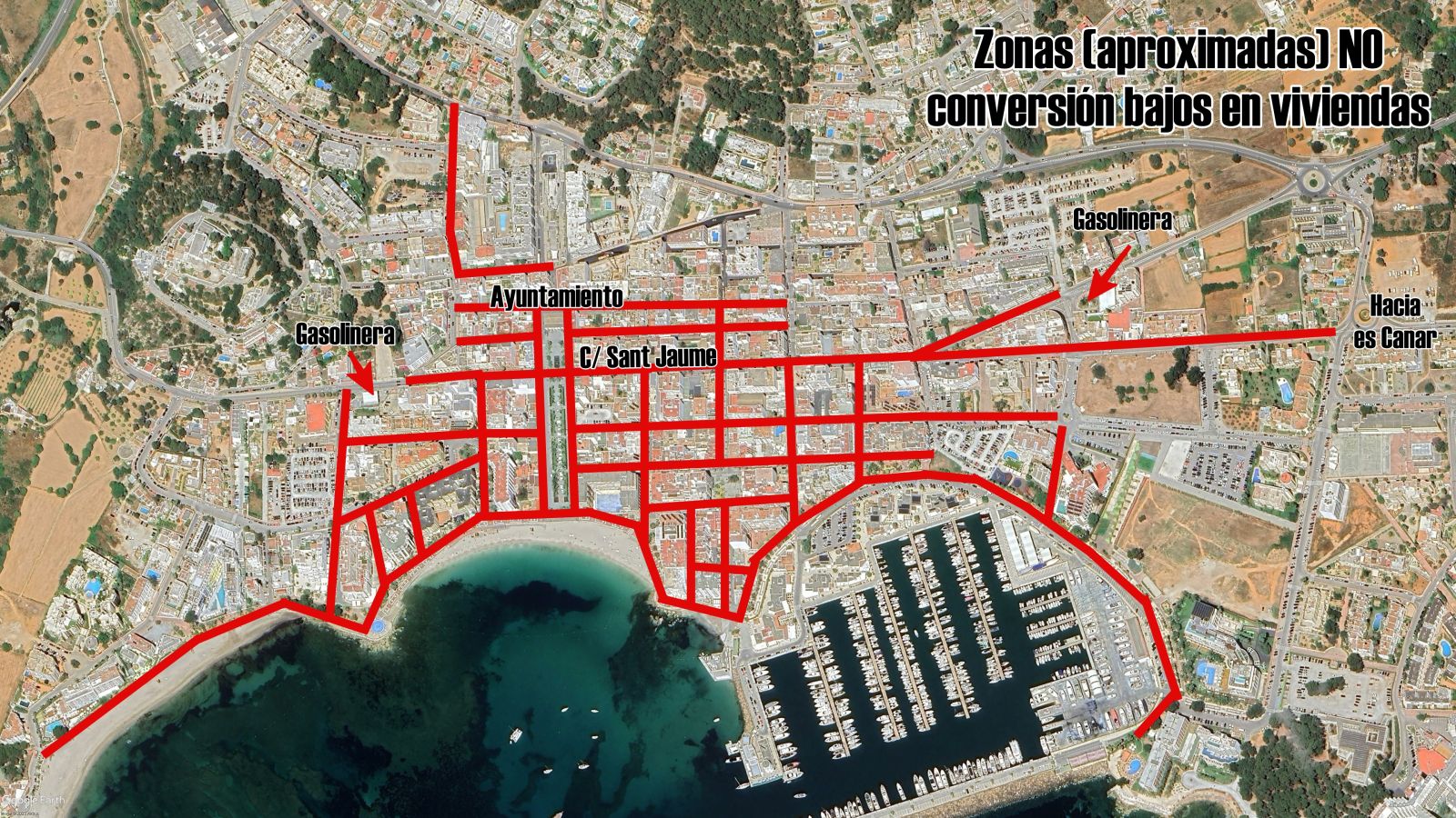 El pleno aprueba impedir la reconversión de locales en vivienda en Santa Gertrudis y Sant Carles, así como en las calles más céntricas del resto de núcleos urbanos para proteger al pequeño comercio y los entornos patrimoniales (2)