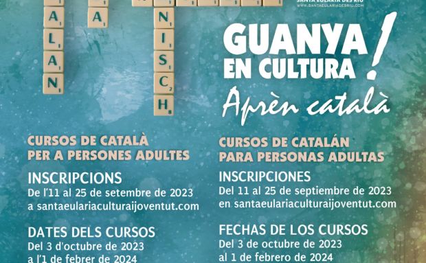 Dilluns que ve, 11 de setembre, s'obre el termini per a inscriure's als cursos de català de l'Ajuntament