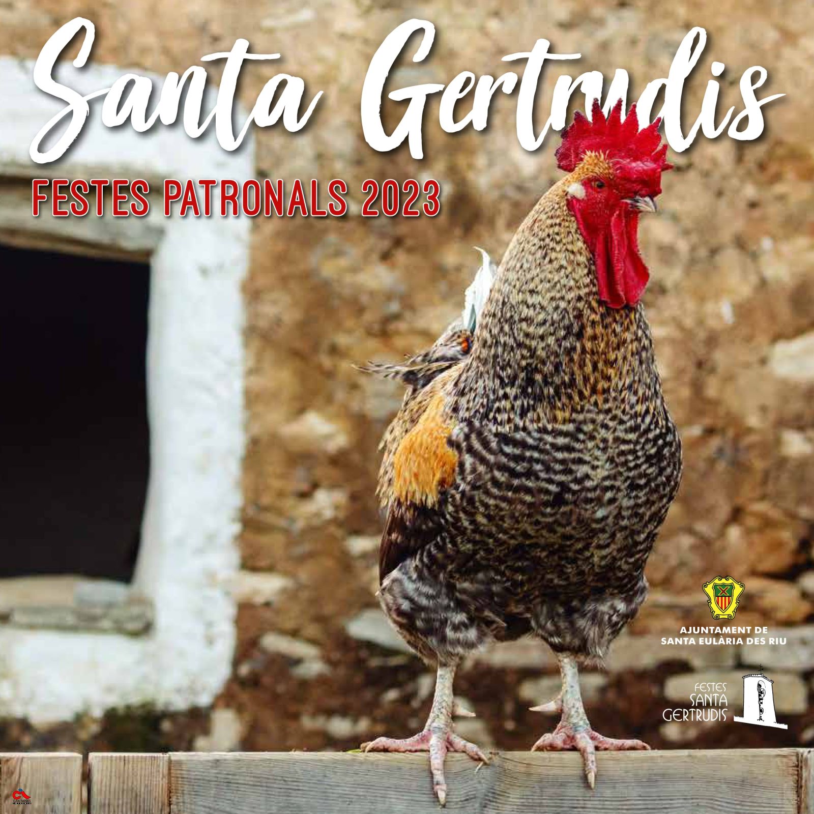 Unes festes de Santa Gertrudis d'aniversaris: Ressonadors, La Movida i el Grup de Balls Tradicionals bufen les espelmes