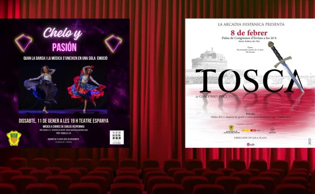 Ópera, danza y teatro. Estas son las ofertas culturales para este inicio de año en Santa Eulària