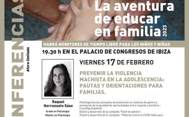 Prevenir la violencia machista en la adolescencia, tema de la segunda conferencia de ‘L’Aventura d’Educar en Família’ 2023