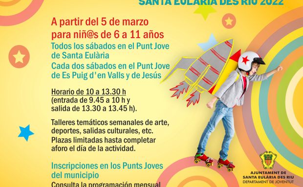 Santa Eulària des Riu crea los Punt d’Infants para ofrecer talleres lúdicos y educativos todos los sábados por la mañana