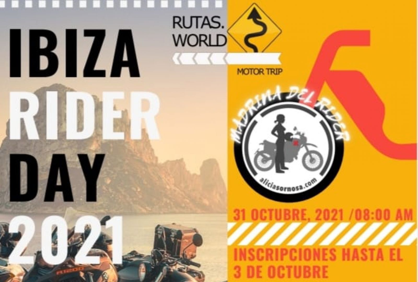 Presentada la I edición del encuentro de motoristas Ibiza Rider Day que espera reunir a 300 moteros