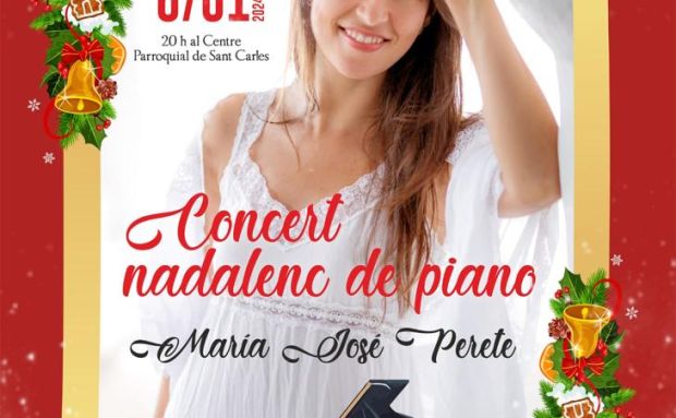 Concert nadalenc de piano de María José Perete a Sant Carles