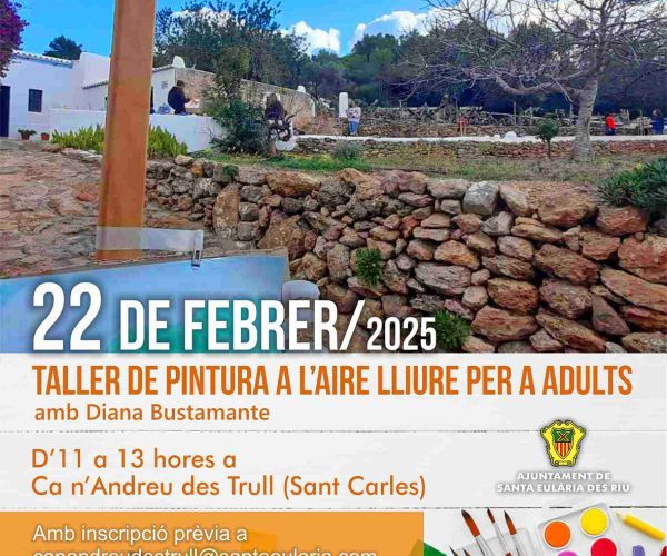 El museo etnográfico Ca n'Andreu des Trull organiza el 22 de febrero un taller de pintura al aire libre