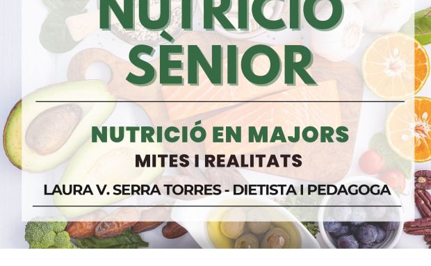 El departament de Benestar Social organitza tres xerrades de ‘nutrició sènior’ per als majors del municipi