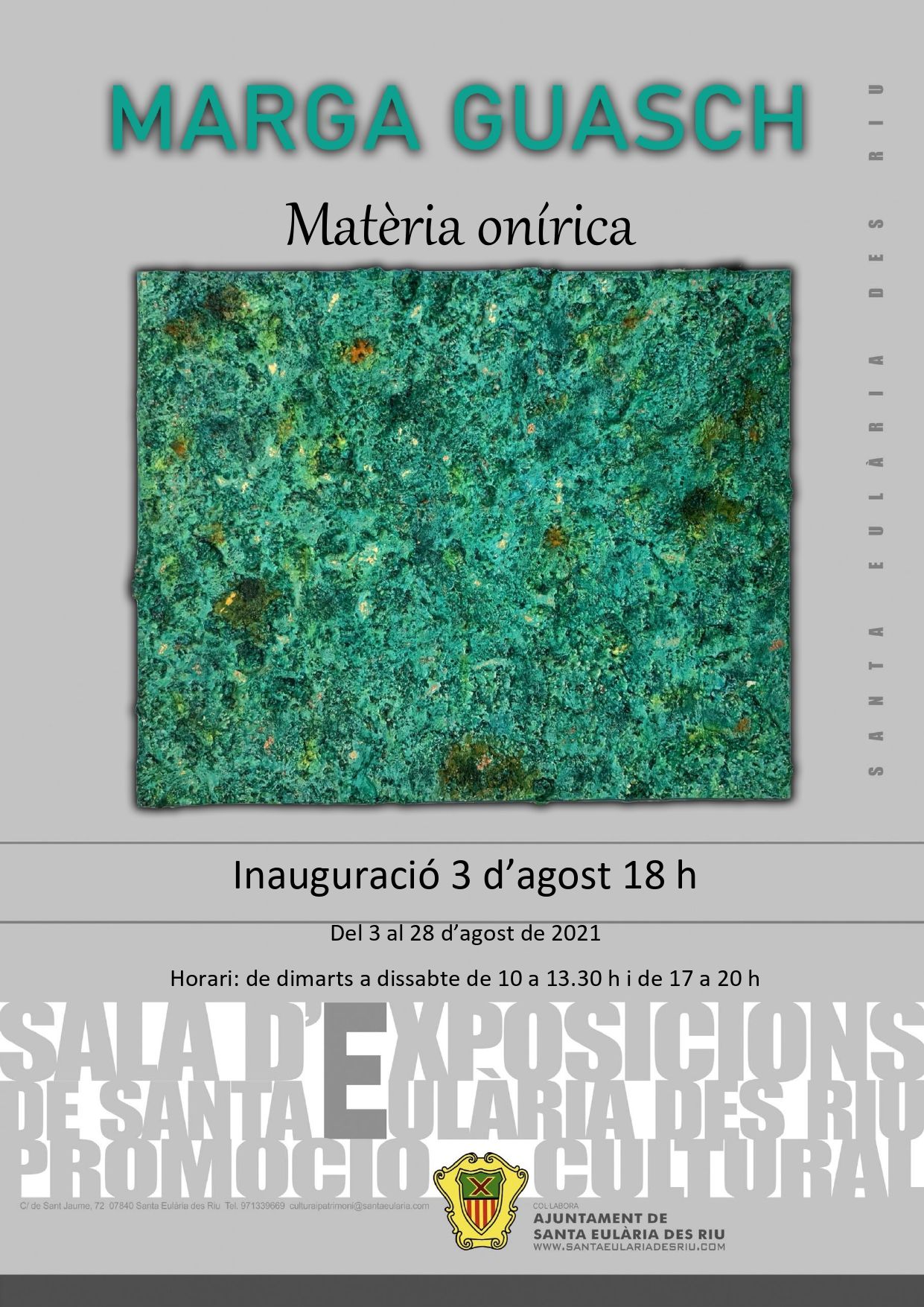 Marga Guasch presenta la seva nova exposició ‘Matèria Onírica’, una oda a la matèria i el color