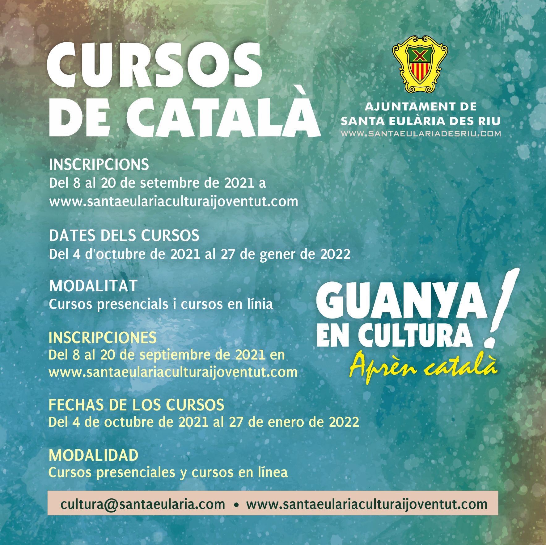 Santa Eulària des Riu duplica les places per a els cursos de català per a persones adultes en el curs 2021-22