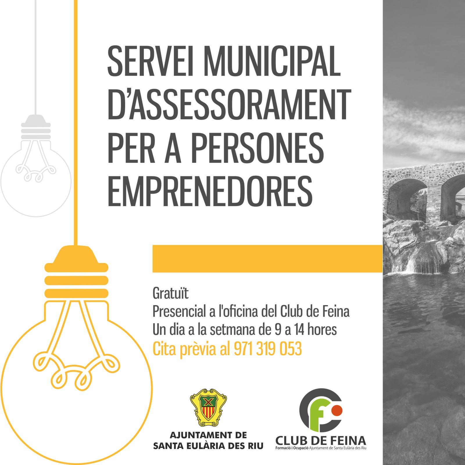 Santa Eulària obre un Servei Municipal per a Emprenedors amb assessorament totes les setmanes i tallers gratuïts específics