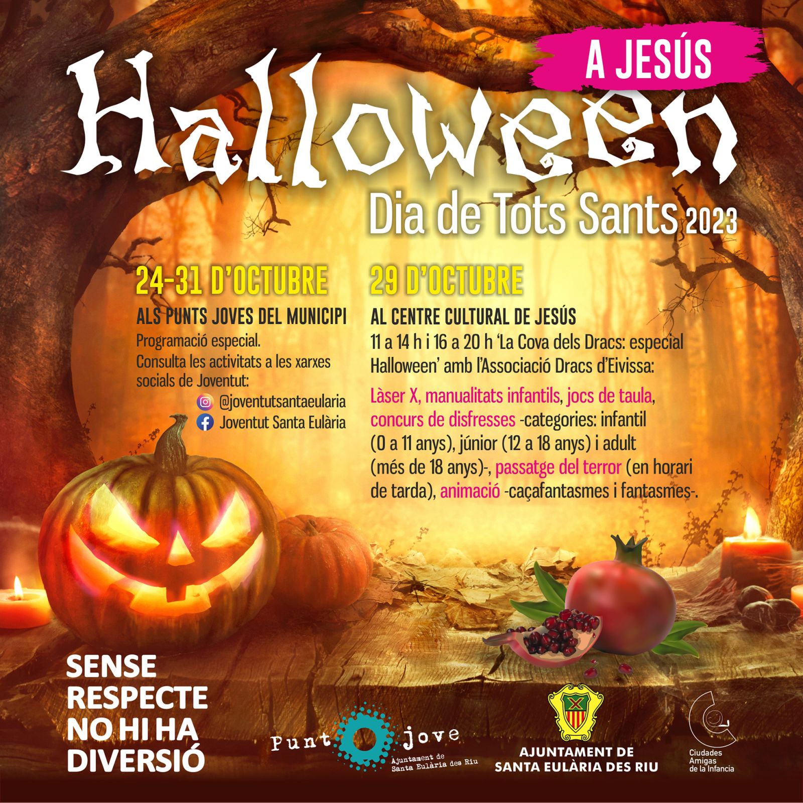 Activitats per a tots els públics en la celebració de Tots Sants i Halloween