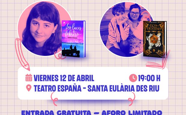 La Biblioteca Municipal i Joventut porten al Teatre Espanya el 12 d'abril a les ‘supervendes’ de literatura juvenil Joana Marcús, Iria Parente i Selene Pascual