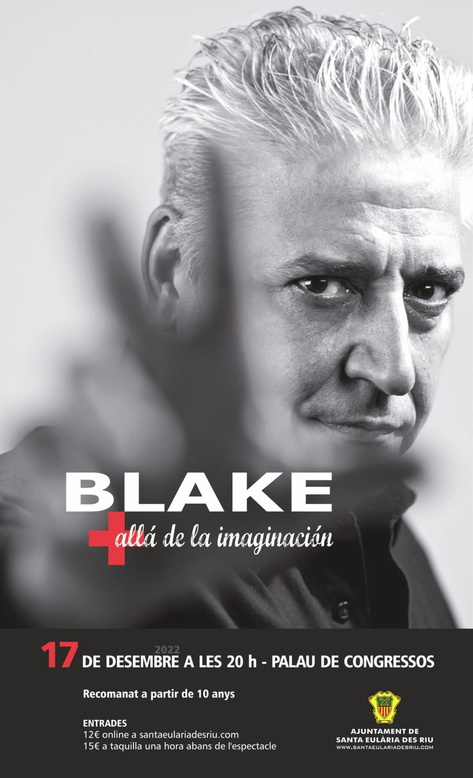 Anthony Blake, el 17 de diciembre en el Palacio de Congresos de Ibiza