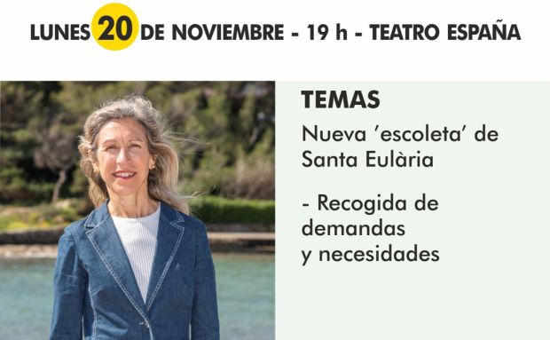 Digues la Teua al Teatre Espanya de Santa Eulària amb la nova escoleta como a tema principal