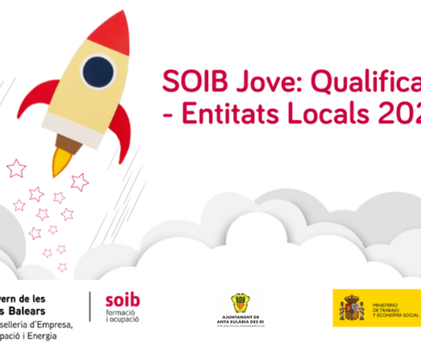El Ayuntamiento de Santa Eulària des Riu y el SOIB ofrecen ocho puestos de trabajo para menores de 30 años dentro del programa ‘SOIB Jove: Qualificats-Entitats Locals 2024’