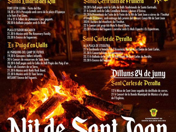 Les fogueres, el ball pagès i les activitats infantils, grans protagonistes aquest diumenge de la ‘Nit de Sant Joan’