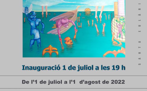 Exposición de pintura de José Luis Jofré Domínguez en el Centre Cultural de Jesús