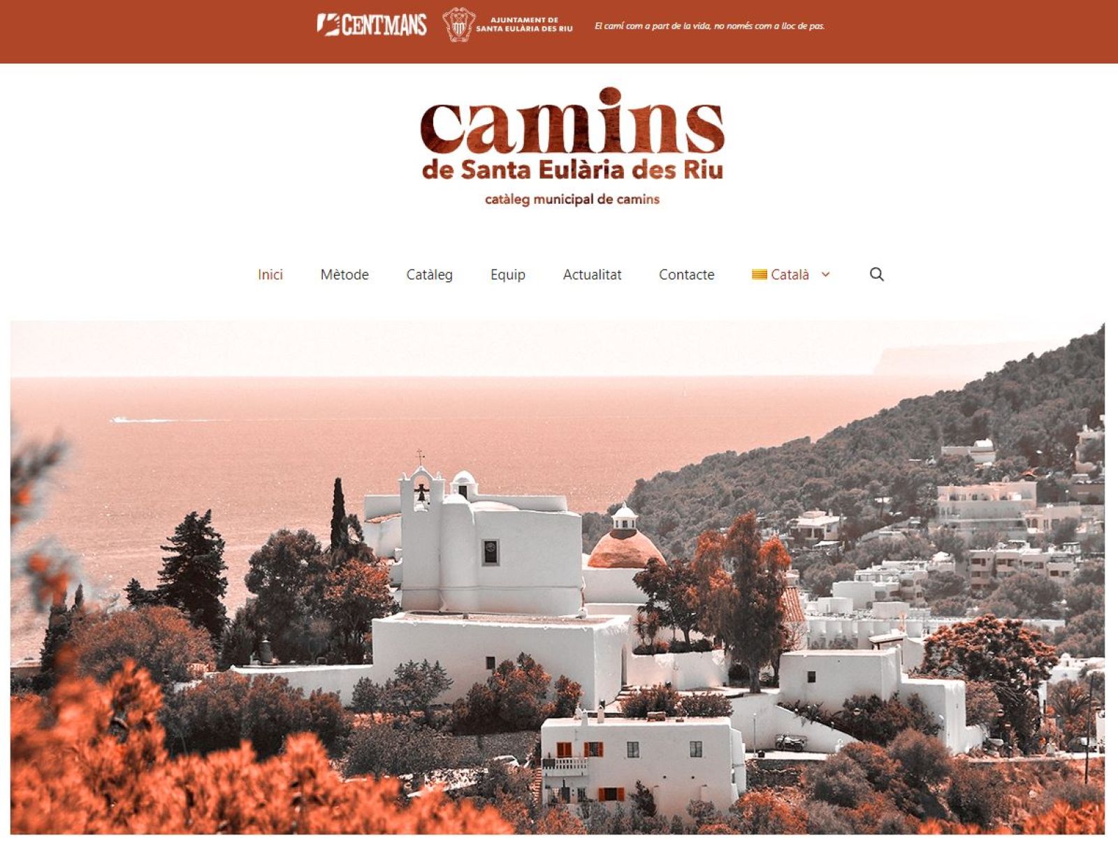 Nueva web para dar a conocer el proyecto de redacción de un Catálogo Municipal de Caminos de Santa Eulària