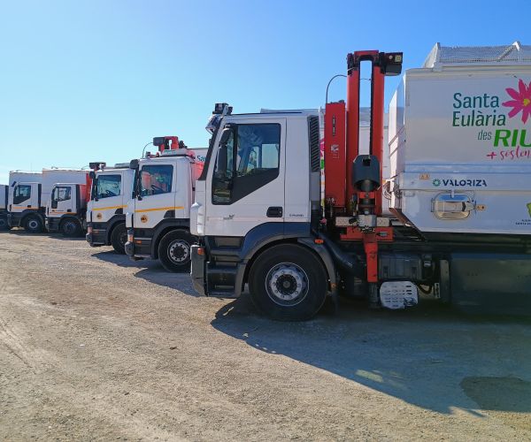 Valoriza inicia la madrugada del próximo lunes el servicio de recogida de residuos que gestionará los próximos 10 años en el municipio de Santa Eulària des Riu