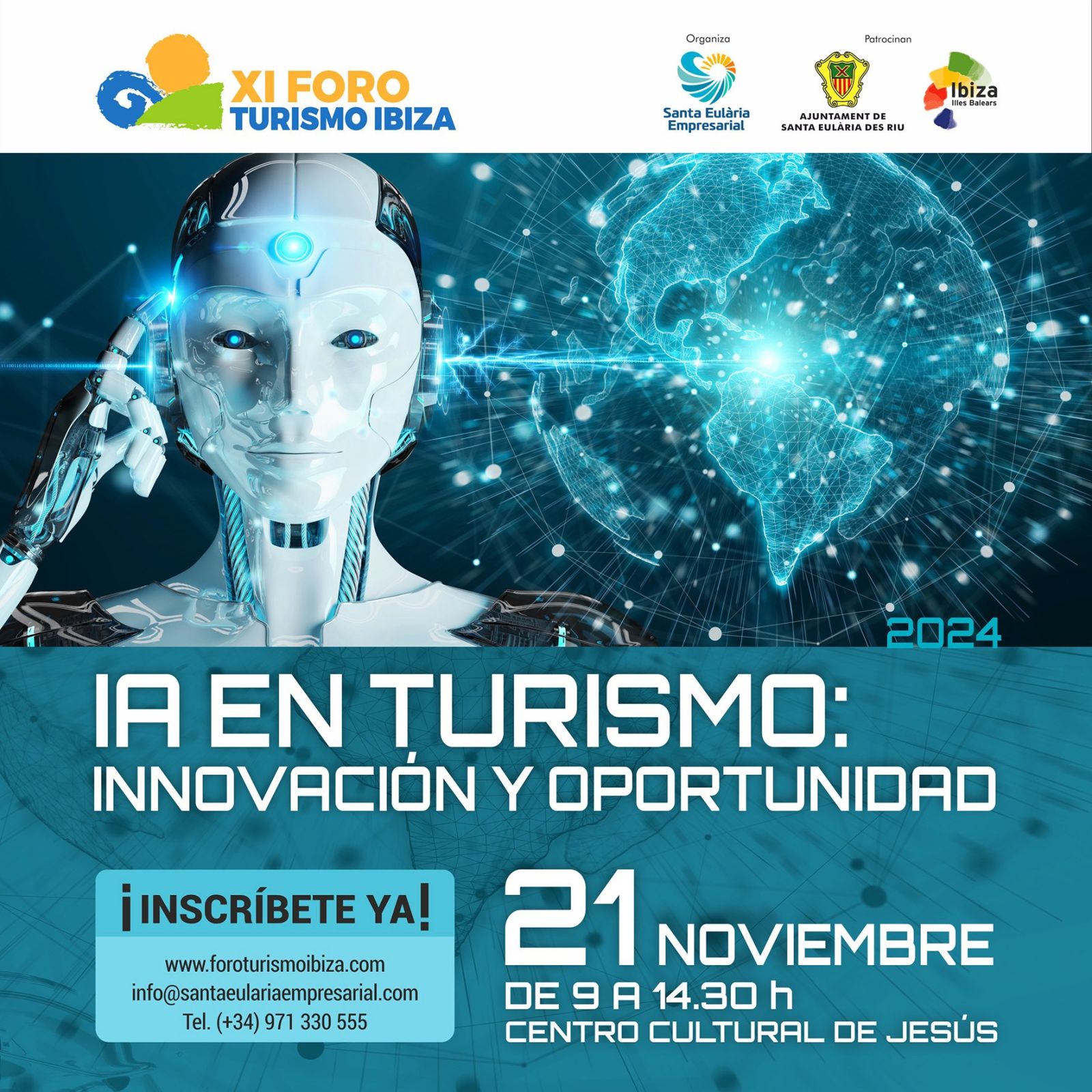 La Inteligencia Artificial y la innovación serán las protagonistas del XI Foro Turismo Ibiza