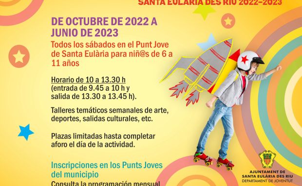 Santa Eulària des Riu retoma el Punt d’Infants para ofrecer talleres lúdicos y educativos todos los sábados por la mañana