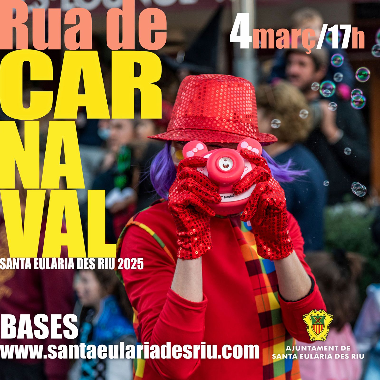 Tot llest per a una nova edició del Carnestoltes de Santa Eulària des Riu 2025