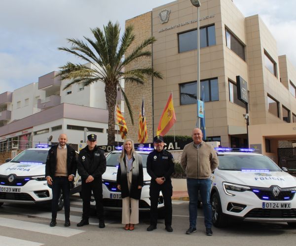 La Policia local de Santa Eulària incorpora tres nous vehicles policials a la seva flota