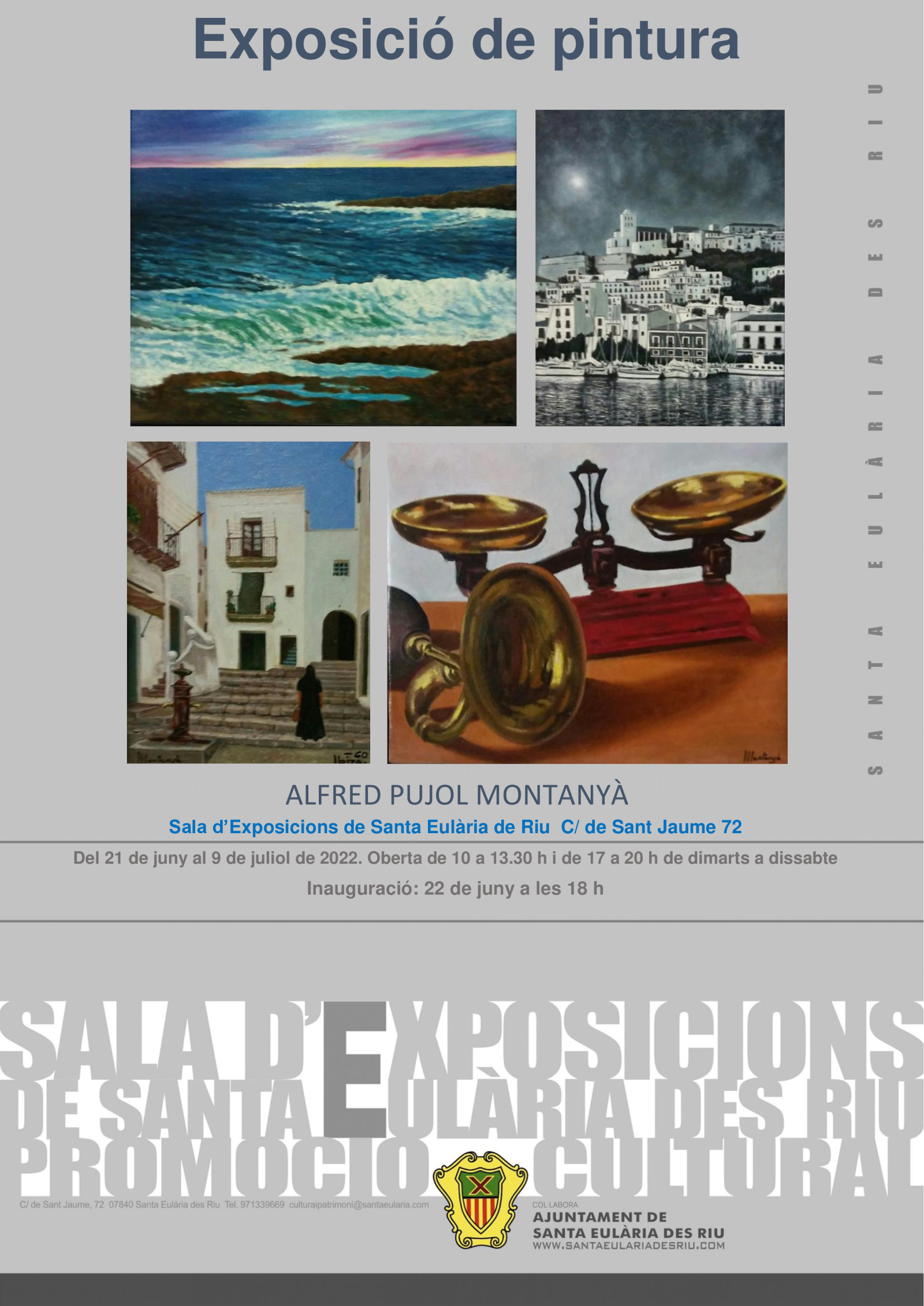 Exposición de Alfred Pujol Montanyà en la Sala Sant Jaume 72